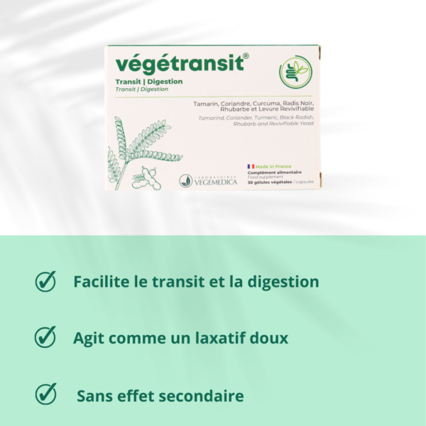 VEGETRANSIT® - Complément alimentaire transit digestion naturel laxatif