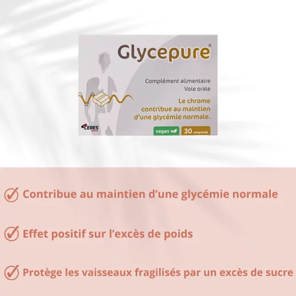 GLYCEPURE® - Glycémie et régime complément alimentaire contre surpoids et obésité