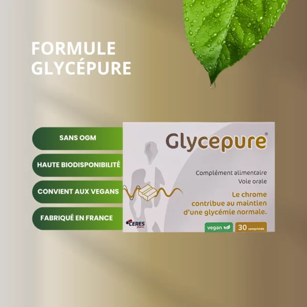 GLYCEPURE® - Glycémie et régime complément alimentaire obèse surpoids