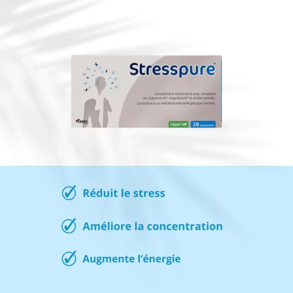 STRESSPURE® - Energie et stress concentration complément alimentaire