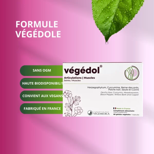 VEGEDOL®  - Complément alimentaire naturel articulations et muscles soulage douleur cartilage